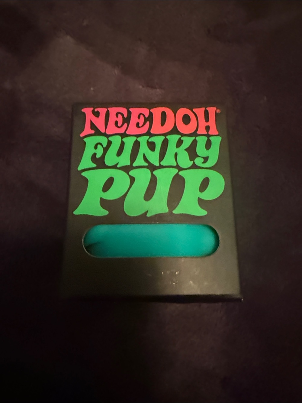 Needing Funky Pup Kids Sensory Toy Green NIOP unopened